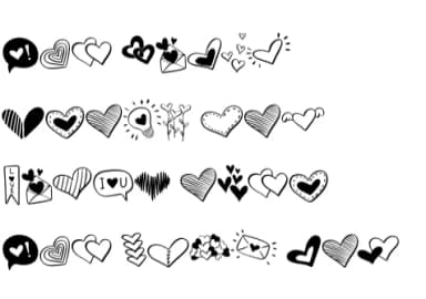 Heart Valentine by Sirinart — Dingbats Font — thumbnail 8