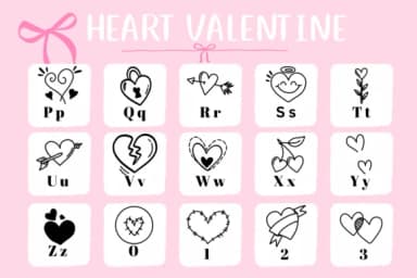Heart Valentine by CHANOK — Dingbats Font — thumbnail 3