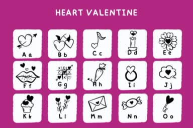 Heart Valentine by Bee piyanuch — Dingbats Font — thumbnail 6