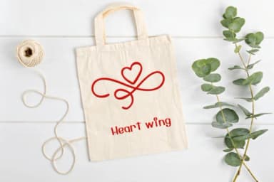 Heart Wing by Ketsarin — Dingbats Font — thumbnail 5