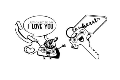 Heartbeat Gang by Illustration Ink — Dingbats Font — thumbnail 7