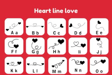 Heartline Love by Nun Sukhwan — Dingbats Font — thumbnail 5