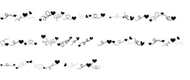 Heartline Love by Nun Sukhwan — Dingbats Font — thumbnail 8