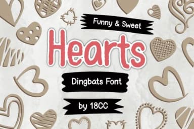 Hearts by DREAMs Soul G. — Dingbats Font — thumbnail 1