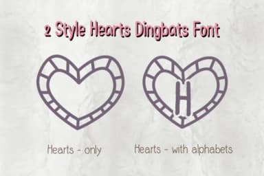 Hearts by DREAMs Soul G. — Dingbats Font — thumbnail 2