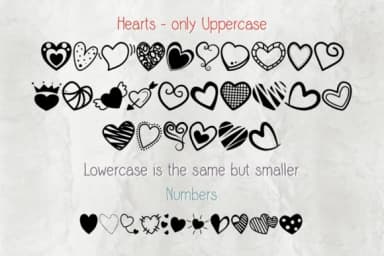 Hearts by DREAMs Soul G. — Dingbats Font — thumbnail 3