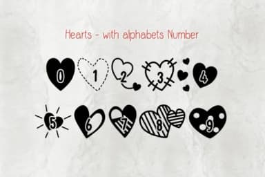 Hearts by DREAMs Soul G. — Dingbats Font — thumbnail 6