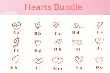 Hearts Bundle by Apiwat Type — Dingbats Font — thumbnail 2