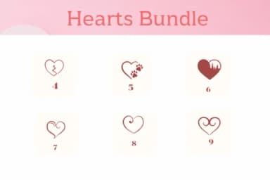Hearts Bundle by Apiwat Type — Dingbats Font — thumbnail 4
