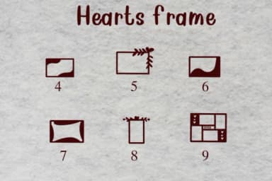 Hearts Frame by Nongyao — Dingbats Font — thumbnail 4