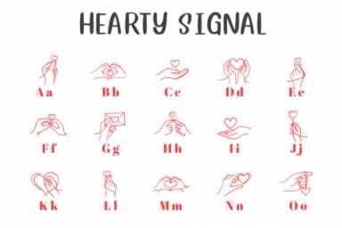 Hearty Signal by CHANOK — Dingbats Font — thumbnail 2