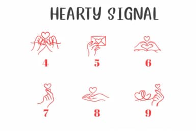 Hearty Signal by CHANOK — Dingbats Font — thumbnail 4