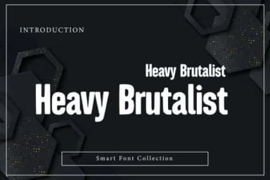 Heavy Brutalist by Wow Magic — Slab Serif Font — thumbnail 1