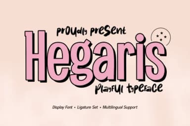 Hegaris by DUMADI — Slab Serif Font — thumbnail 1