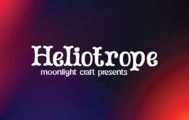 Heliotrope by moonlight craft — Slab Serif Font — thumbnail 1