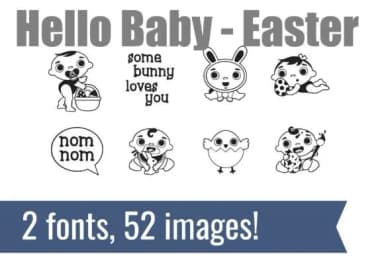 Hello Baby Dingbats by Illustration Ink — Dingbats Font — thumbnail 2
