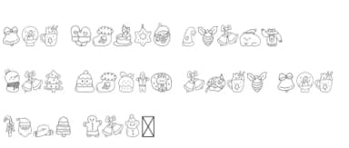 Hello Christmas by danita.kukkai — Dingbats Font — thumbnail 7