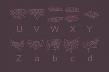 Hello Cobwebs by Creative Keelik — Dingbats Font — thumbnail 5