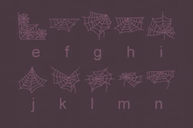 Hello Cobwebs by Creative Keelik — Dingbats Font — thumbnail 6