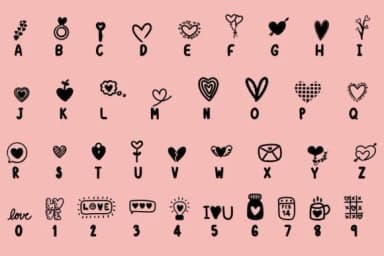 Hello Love by zikadoozz — Dingbats Font — thumbnail 2