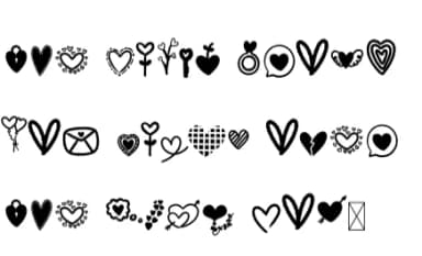 Hello Love by zikadoozz — Dingbats Font — thumbnail 7