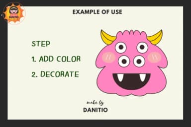 Hello Monster by danita.kukkai — Dingbats Font — thumbnail 3