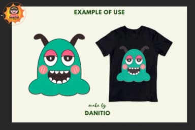 Hello Monster by danita.kukkai — Dingbats Font — thumbnail 4