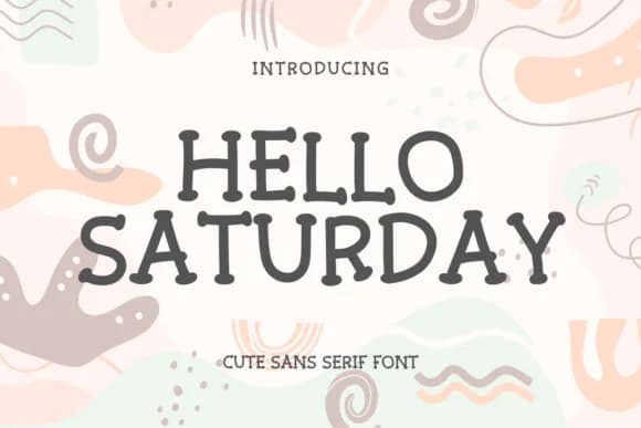 Hello Saturday by SiapGraph — Slab Serif Font