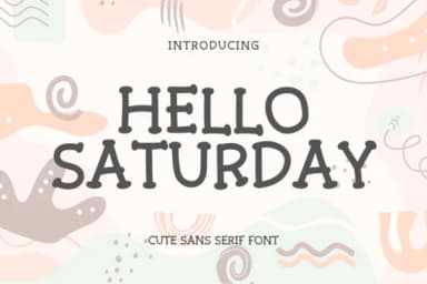 Hello Saturday by SiapGraph — Slab Serif Font — thumbnail 1