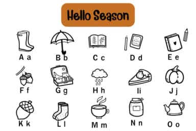 Hello Season by Nun Sukhwan — Dingbats Font — thumbnail 2