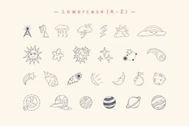 Hello Space by Rizkky (7NTypes) — Dingbats Font — thumbnail 3