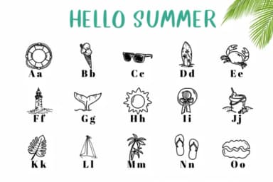 Hello Summer by CHANOK — Dingbats Font — thumbnail 2