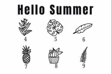 Hello Summer by Suphitchaya — Dingbats Font — thumbnail 4