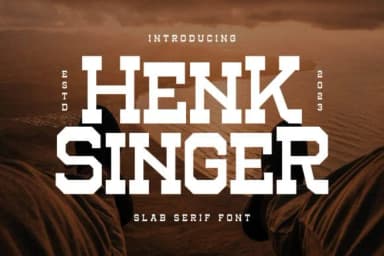 Henk Singer by Storytype Studio — Slab Serif Font — thumbnail 1
