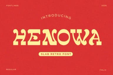 Henowa by SayStudio — Slab Serif Font — thumbnail 1