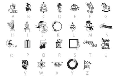 Herald Angels Dingbats by Illustration Ink — Dingbats Font — thumbnail 3