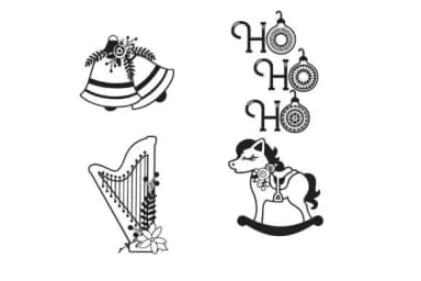 Herald Angels Dingbats by Illustration Ink — Dingbats Font — thumbnail 6
