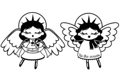 Herald Angels Dingbats by Illustration Ink — Dingbats Font — thumbnail 8