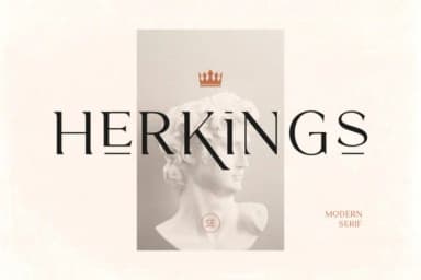 Herkings by saridezra — Slab Serif Font — thumbnail 1