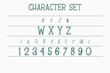 Herlora Floral Dingbat by Sharon ( DmStudio ) — Dingbats Font — thumbnail 8