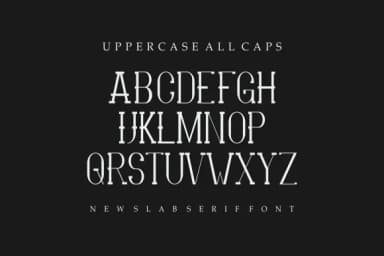 Hiaklimah by brahamb78 — Slab Serif Font — thumbnail 4