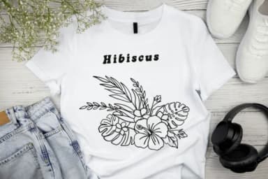 Hibiscus Doodle by Suphitchaya — Dingbats Font — thumbnail 6