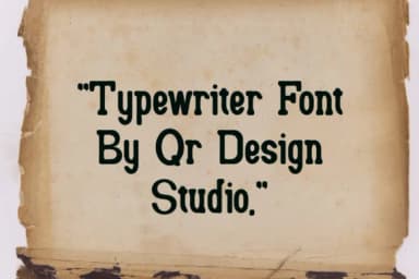 Highclass Typewriter by qrdesignstd — Slab Serif Font — thumbnail 3