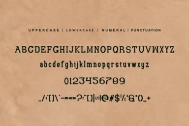 Highclass Typewriter by qrdesignstd — Slab Serif Font — thumbnail 4