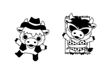 Highland and Happy Dingbats by Illustration Ink — Dingbats Font — thumbnail 3