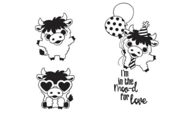 Highland and Happy Dingbats by Illustration Ink — Dingbats Font — thumbnail 6