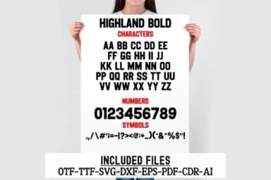 Highland Bundle by TonisArtStudio — Slab Serif Font — thumbnail 2