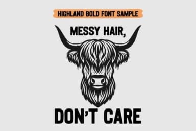 Highland Bundle by TonisArtStudio — Slab Serif Font — thumbnail 3