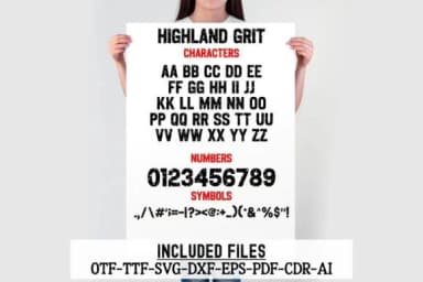 Highland Bundle by TonisArtStudio — Slab Serif Font — thumbnail 5