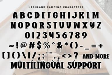 Highland Camping by CraftedType Studio — Slab Serif Font — thumbnail 6